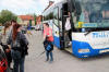 Bus aus Zary, Polen, Deutsch-Polnisches Schülerbegegnung in der BOS Spremberg